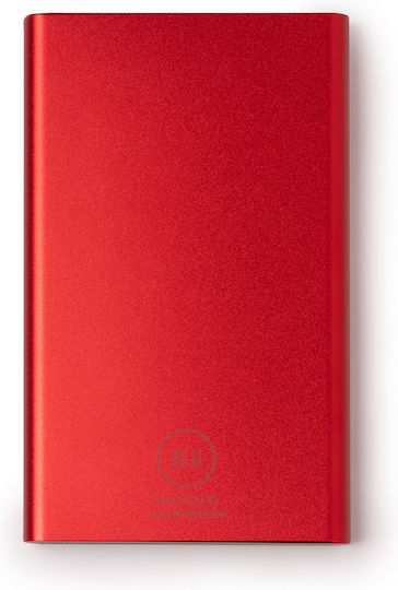 KARNA Power Bank 4000mAh με Θύρα USB-A Κόκκινο