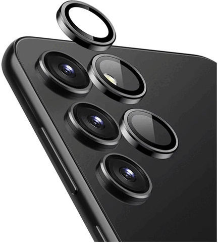 Camera Protector Tempered Glass Black for Samsung Galaxy S24 Fe