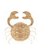 Atmosphera Decorative Space from Straw-made 35x27.5x5cm
