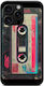 Handyhülle A34 Vintage Kassette Mehrfarbig Xiaomi Poco M7 Pro-5G