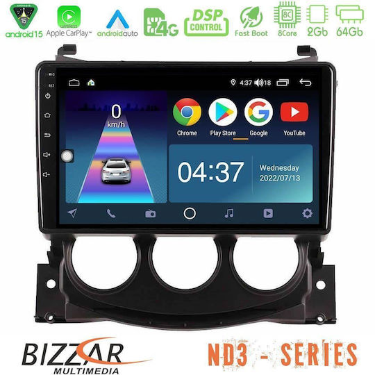 Bizzar Ηχοσύστημα Αυτοκινήτου για Nissan 370Z 2009-2013 (Bluetooth/USB/WiFi/GPS/Apple-Carplay/Android-Auto) με Οθόνη Αφής 9"