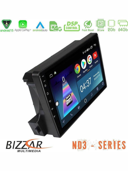 Bizzar Car Audio System for Ssangyong Actyon / Kyron 2005-2014 Bluetooth USB WiFi GPS Apple CarPlay Android Auto with 9" Touch Screen