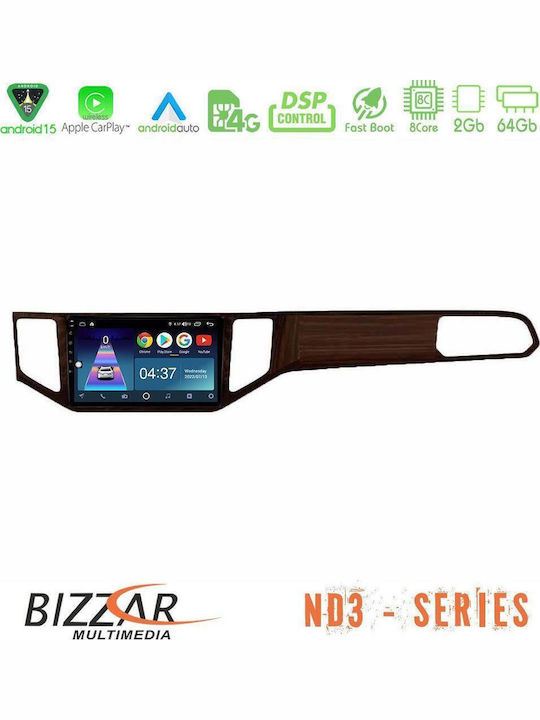 Bizzar Car Audio System for Volkswagen Sportsvan 2014-2020 Bluetooth USB WiFi GPS Apple CarPlay Android Auto with 9" Touch Screen
