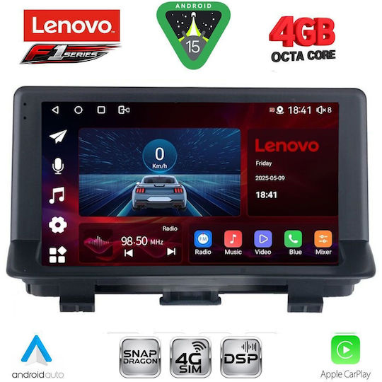 Lenovo Car Audio System for Audi Q3 2012-2018 Bluetooth USB WiFi GPS Apple CarPlay Android Auto with 9" Touch Screen