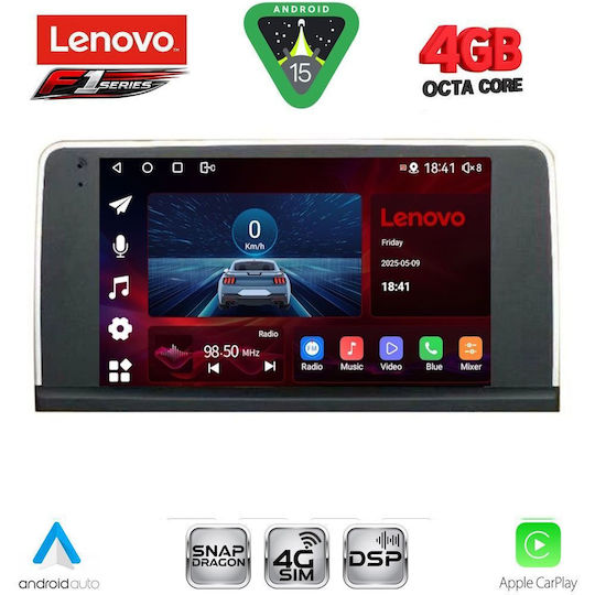 Lenovo Car Audio System for BMW X5 (E70) / X6 (E71) 2013-2016 (Bluetooth/USB/WiFi/GPS/Apple CarPlay/Android Auto) with 9" Touch Screen