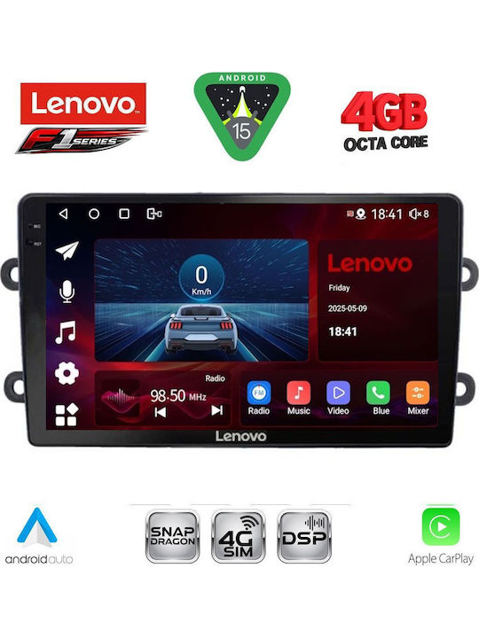 Lenovo Car Audio System for Dacia Duster 2012-2019 Bluetooth USB WiFi GPS Apple CarPlay Android Auto with 9" Touch Screen
