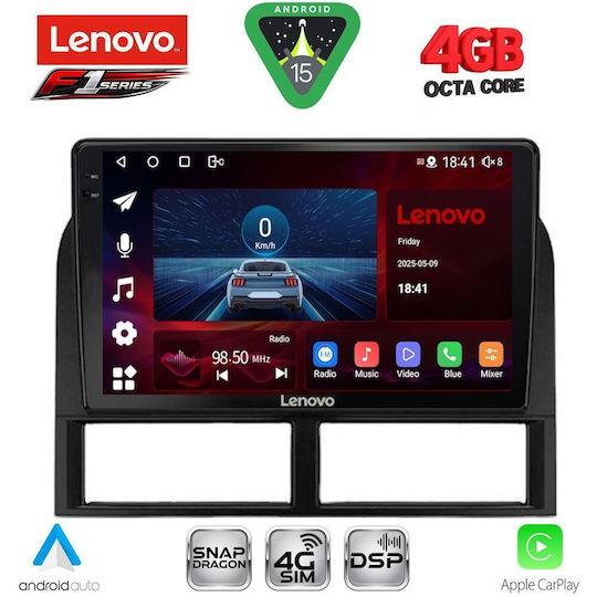 Lenovo Ηχοσύστημα Αυτοκινήτου για Jeep Grand Cherokee 1999-2004 (Bluetooth/USB/WiFi/GPS/Apple-Carplay/Android-Auto) με Οθόνη Αφής 9"