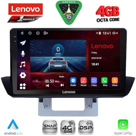 Lenovo Ηχοσύστημα Αυτοκινήτου για Mazda BT-50 2012-2019 (Bluetooth/USB/WiFi/GPS/Apple-Carplay/Android-Auto) με Οθόνη Αφής 9"
