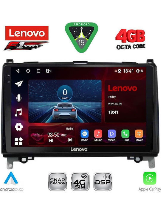 Lenovo Car Audio System for Mercedes-Benz Sprinter / Vito 2007-2020 (Bluetooth/USB/WiFi/GPS/Apple CarPlay/Android Auto) with 9" Touch Screen