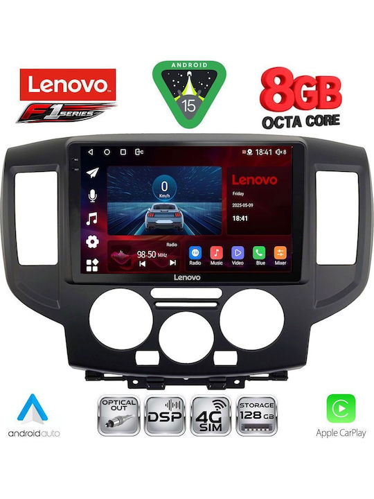 Lenovo Lenovo Auto-Audiosystem Für Nissan NV200 2009-2020 Bluetooth USB Eingebautes Wi-Fi GPS Apple CarPlay Android Auto Mit Touchscreen 9 Zoll SSQ 9458BL_CPA
