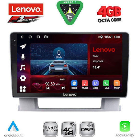 Lenovo Car Audio System for Opel Astra 2010-2016 Bluetooth USB WiFi GPS Apple CarPlay Android Auto with 9" Touch Screen