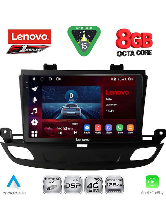 Lenovo Car Audio System for Opel Insignia 2018 Bluetooth USB WiFi GPS Apple CarPlay Android Auto with 9" Touch Screen