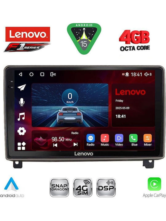 Lenovo Car Audio System for Peugeot 407 2004-2011 Bluetooth USB WiFi GPS Apple CarPlay Android Auto with 9" Touch Screen