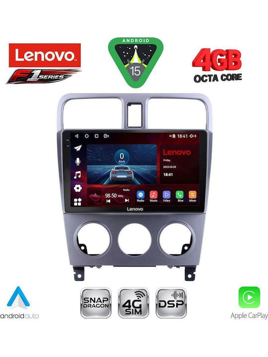 Lenovo Car Audio System for Subaru Forester 2002-2008 Bluetooth USB WiFi GPS Apple CarPlay Android Auto with 9" Touch Screen
