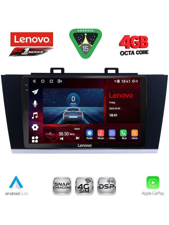 Lenovo Car Audio System for Subaru Legacy / Outback 2014-2019 (Bluetooth/USB/WiFi/GPS/Apple CarPlay/Android Auto) with 9" Touch Screen