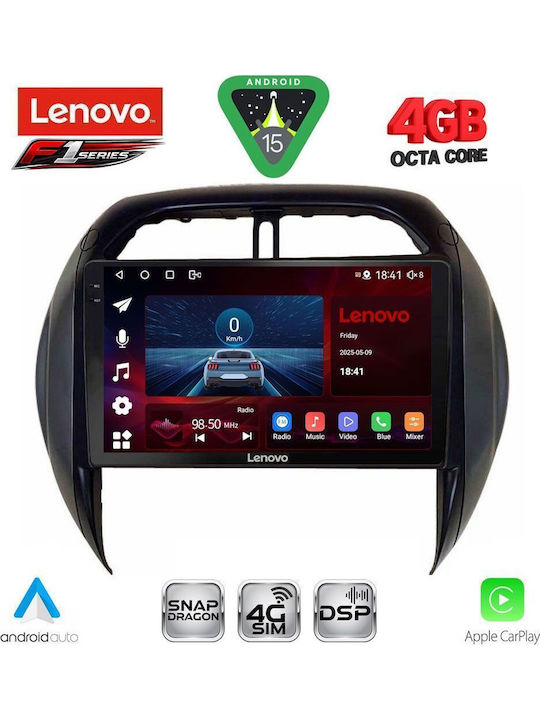 Lenovo Car Audio System for Toyota RAV 4 2000-2006 with Clima Bluetooth USB WiFi GPS Apple CarPlay Android Auto with 9" Touch Screen