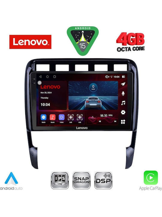 Lenovo Car Audio System for Porsche Cayenne 2002-2011 Bluetooth USB WiFi GPS Apple CarPlay Android Auto with 9" Touch Screen
