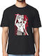 T-shirt Сейлър Муун Лунна Пръчка Pop Culture Черен