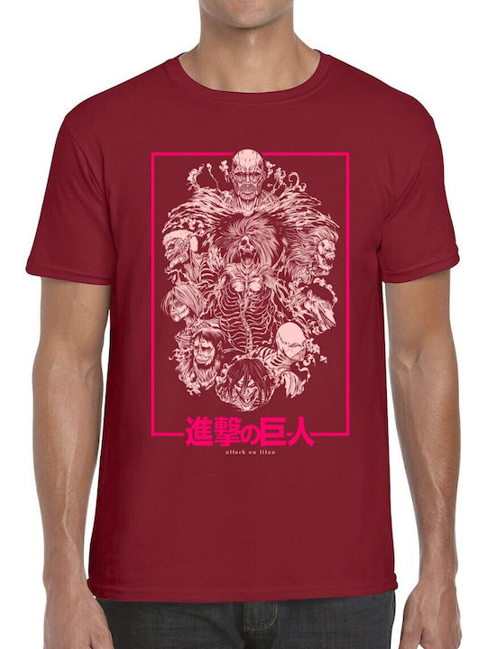 T-shirt Атака На Титан Titan Forms Pop Culture ...