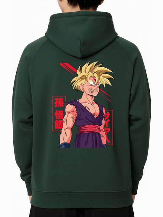 Блуза С Качулка Zip Super Saiyan 2 Gohan Battle...