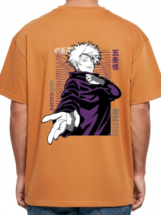 Oversized T-shirt Satoru Gojo Stylized Portrait...