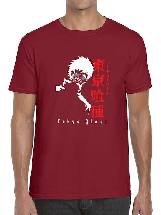 T-shirt Tokyo Ghoul Logo Pop Culture Cardinal Red