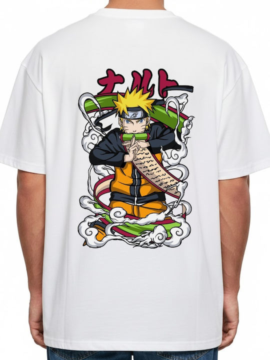 Oversized T-shirt Naruto Uzumaki Scroll Jutsu P...