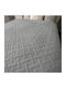 Homelevel Κουβερλί Διπλό Gray 200x220cm