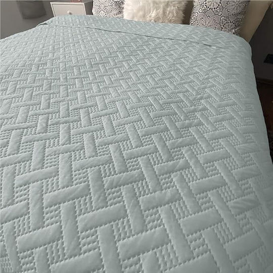 Homelevel Κουβερλί Υπέρδιπλο Mint Green 220x240cm
