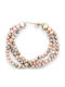 Touch Triple Pink Necklace