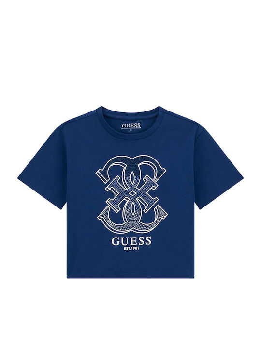 Guess Παιδικό T-shirt Navy