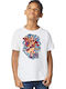 Kinderoberteile T-Shirt Weiß Vivi & Nami One Piece Illustration