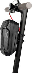 Alista Home Bicycle Scooter Bag Storage Space Shockproof Waterproof Zippered 3l Carbon Hard Plastic Material Electric Scooter Bicycle Black