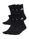 adidas Cushioned Crew Socks Running Socks Black 6 Pairs