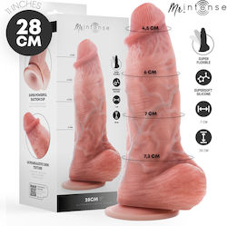 Intense Realistisch Dildo mit Hoden und Saugnapf Flesh