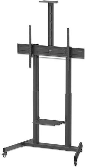 Manhattan Tv Monitor Stand Manhattan Tv Stand Large Screens 60"-120" Tool-free Height Adjustment Black