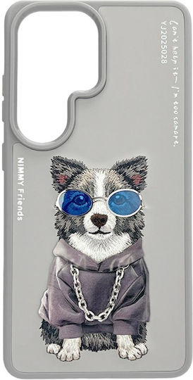 Nimmy Brillen Cool Dog Hülle Samsung Galaxy S26 Ultra Grau