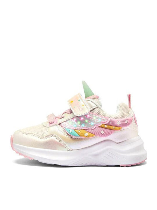 Conguitos Παιδικά Sneakers με Φωτάκια Ροζ