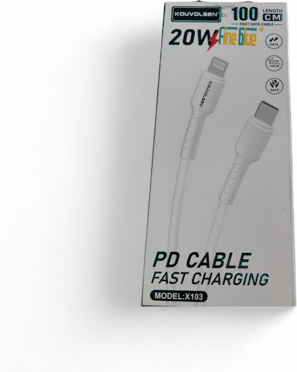 Kouvolsen USB 2.0 Kabel USB Typ-C männlich - USB-A 1m