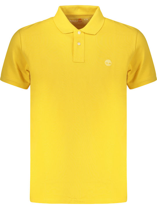 Timberland Polo Μπλούζα Κοντομάνικη Yellow