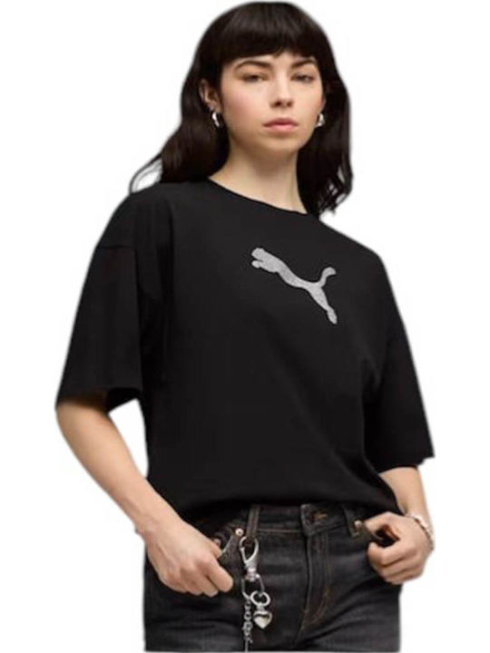 Essentials Women's Oversized Sports T-shirt Bedazzled