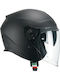 CGM RNA Mono 136A Black Matt Motorcycle Helmet Jet ECE 22.06 1400gr with Sun Visor
