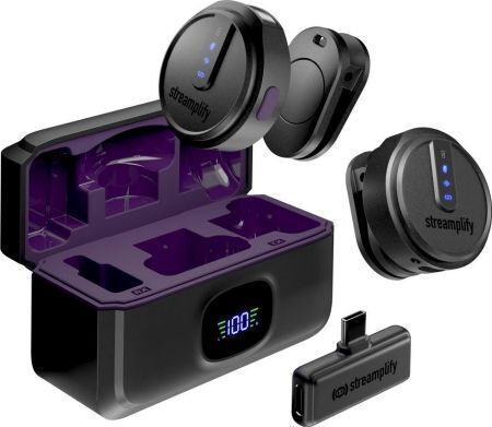 Streamplify MIC GO Set Drahtloses Mikrofon Peto Für Mobil