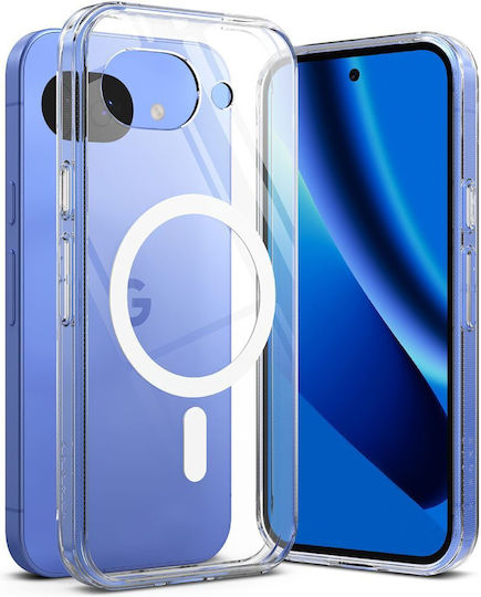 Ringke Fusion Magnetische Rückseite Hülle aus Silikon / Kunststoff Transparent (Google Pixel 10a)