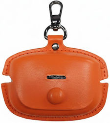 Protective Leather / Synthetic Leather Case with Hook in Orange for Sony WF-1000XM4