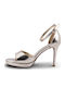Xti Gold Metallic Women's Sandals Stiletto Heel