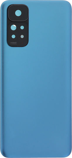 Capac Baterie Battery Door + Adeziv Capac Baterie + Rama Lentilă Cameră Spate Albastră pentru Xiaomi Redmi Note 11s
