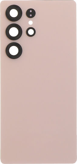 Battery Door Battery Door Adhesive Back Camera Lens Bezel Pink for Samsung Galaxy S25 Ultra