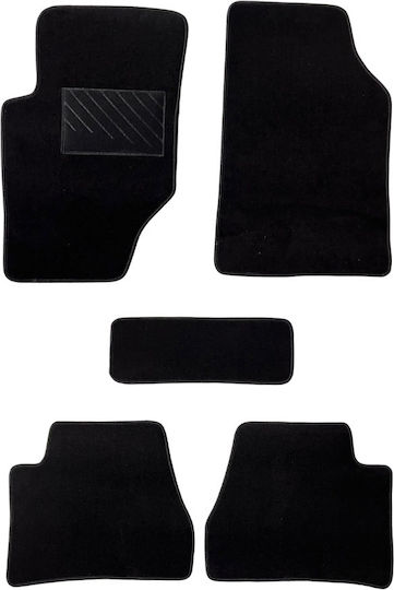 Medium Quality Carpet Mats Black Compatible Kia Sorento Model 2002-2009 5pcs