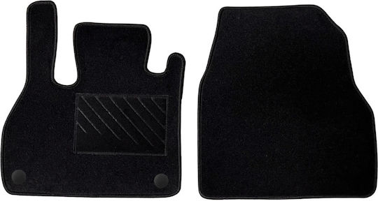 Carpet Mats Economical Quality Black Compatible with Mercedes Citan W415 Model 2012-present 2pcs